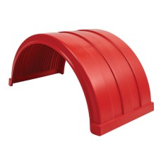 Truckmate Plastic Mudguard - 650mm Wide - Red